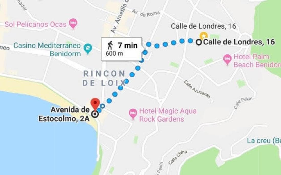 Ideal familias en urbanización de lujo a 600m de la playa Levante con Wifi, AC y Parking Benidorm Exterior foto